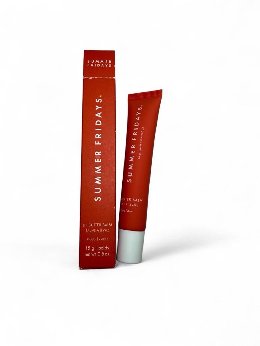 Summer Fridays Lip Butter Balm-Poppy- NIB